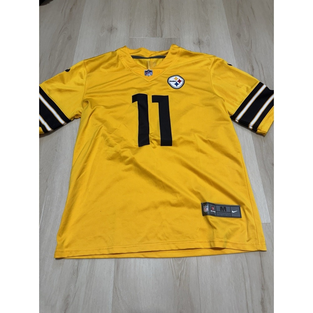 Nike NFL On Field Pittsburgh Steelers Chase Claypool Jersey Men's Medium Yellow